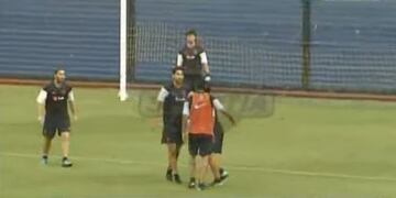 El antecedente: la pelea de Juan Manuel Insaurralde con Jesu00fas Mu00e9ndez.