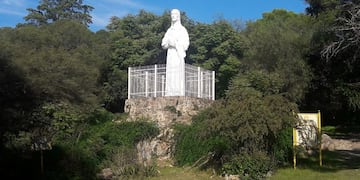 Monumento al Cristo Redentor Ñu Porá, hermosa vista panorámica de la ciudad