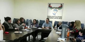 Mujeres gremialistas recibieron la visita del Secretario de Trabajo Teodoro Camino