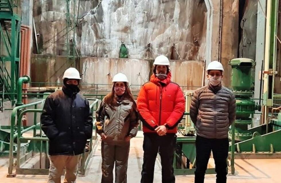 Inspeccionaron el dique de Potrerillos