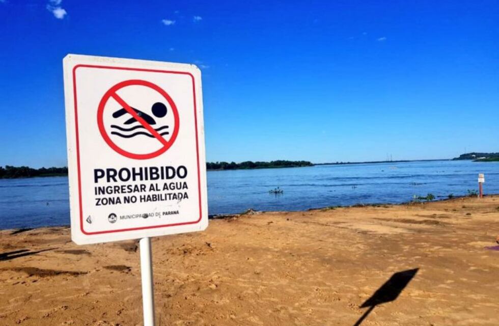 El municipio pide precaución y evitar ingresar al agua en zonas de balnearios