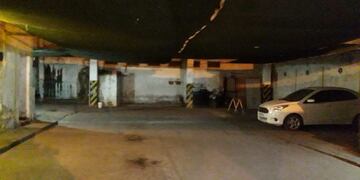 Playas de Estacionamiento casi vacías en Salta (Gentileza)