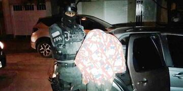 El operativo fue realizado por la Policía Antinarcotráfico en Arroyito