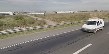 El paciente estaba tirado en el piso y fue trasladado al Hospital Anselmo Gamen.