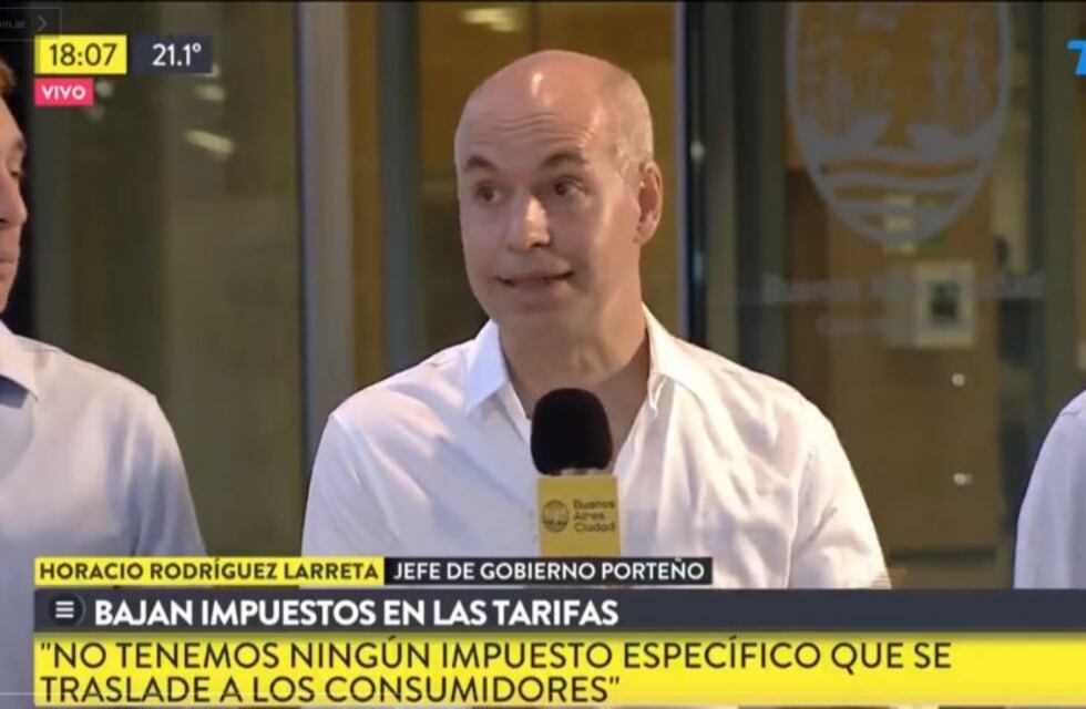 Larreta: "Por este año, vamos a llevar a cero los ingresos brutos en el gas y el agua"