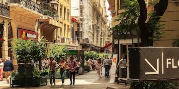 La calle Florida, uno de los íconos porteños para las ventas. Foto: Archivo.