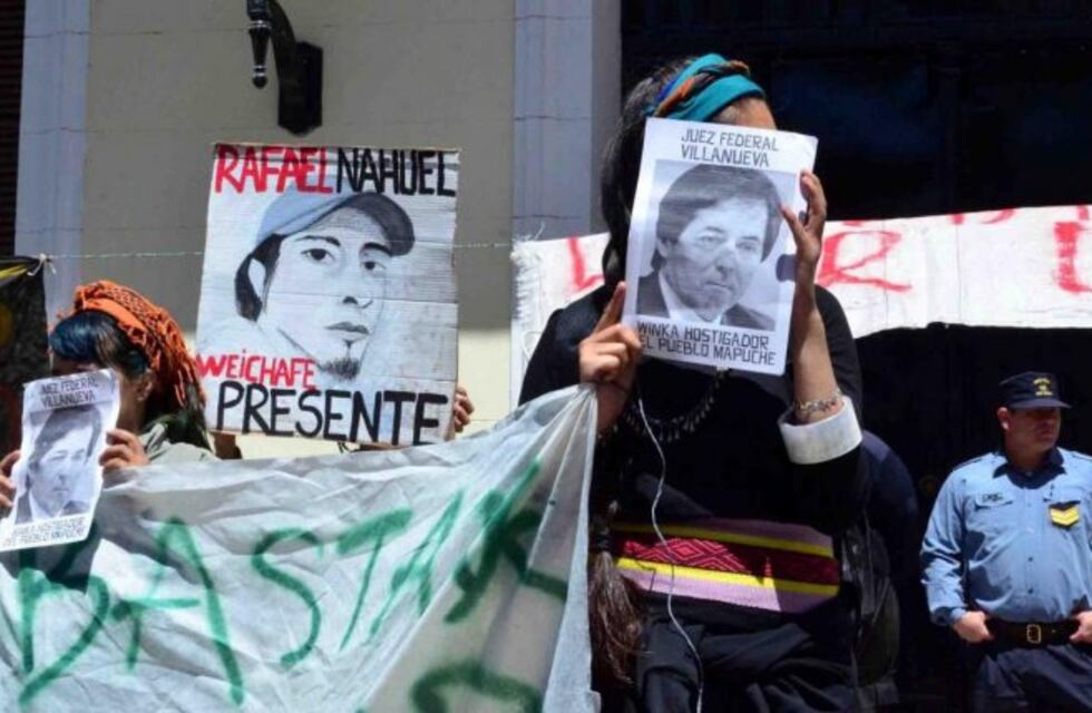 Dirigentes mapuches festejaron el cambio de carátula en el caso Rafael Nahuel