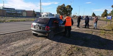 Rastrillajes en Rawson (Foto: Natalia Ferrari)\u002E