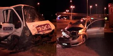 Accidente Autovía Artígas\nCrédito: ElOnce