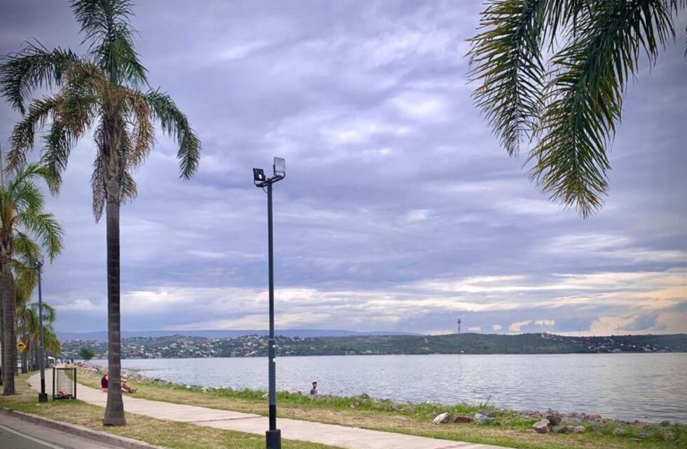 Viernes nublado y fresco en Carlos Paz