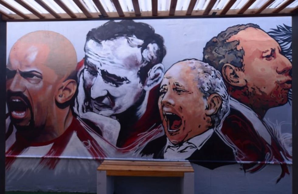 El nuevo e impactante mural de los ídolos de Gimnasia y Estudiantes