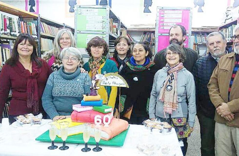 Festejaron los 60 años de la Biblioteca Popular Almafuerte