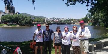 Limpieza lago San Roque