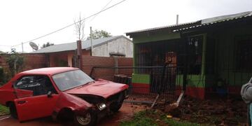 Conductor chocó por esquivar un perro en Candelaria