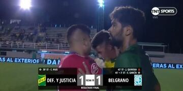 Lucas Acosta consuela a Unsaín\u002E