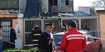 Pericias del cuerpo de Bomberos indican que fue una salamandra la que provocó el incendio en una casa de Godoy Cruz\u002E