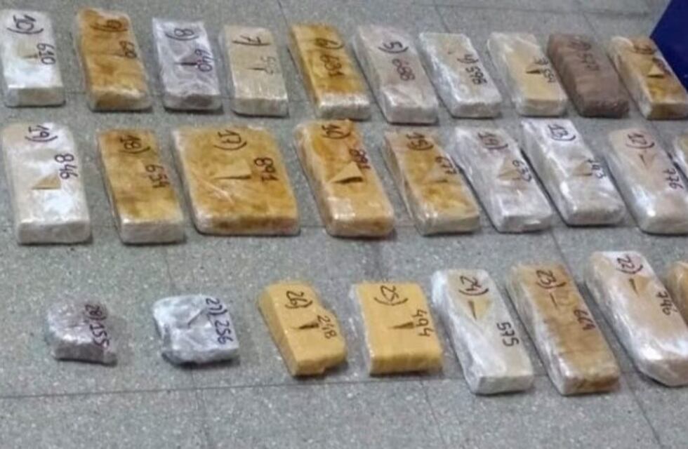 Río Cuarto: la detienen con 17 kilos de marihuana y 411 gramos de cocaína