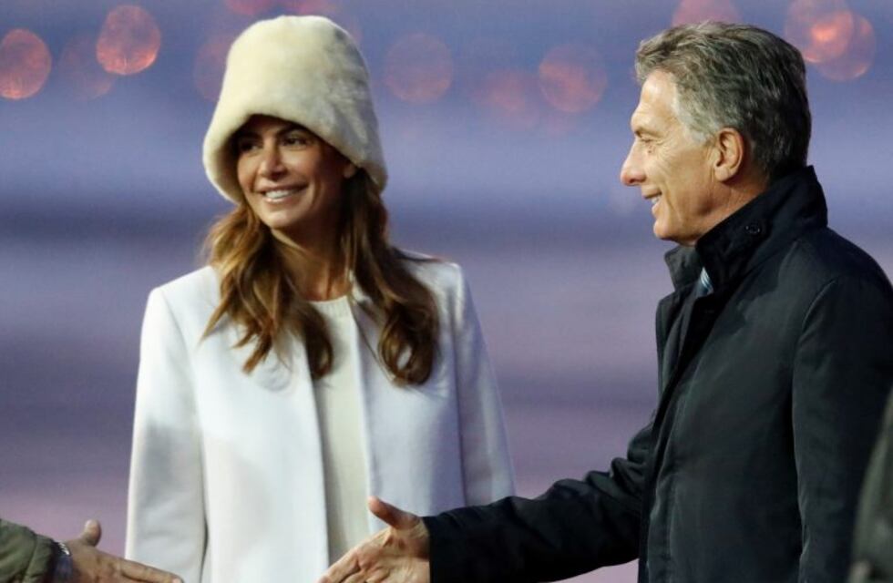 Juliana Awada deslumbró a todos al llegar a Rusia