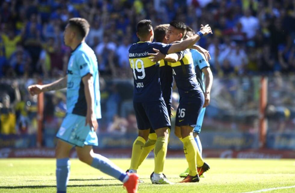 Boca venció 4-0 a Temperley en la Bombonera