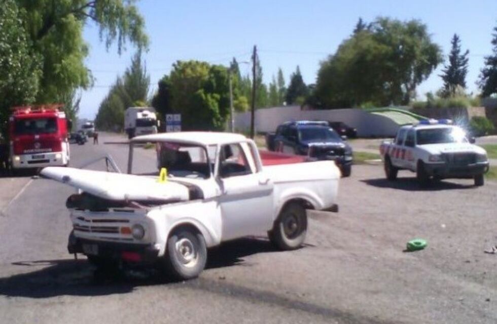 Un impactante choque cortó la ruta Ruta 40 y el acceso a Malargüe