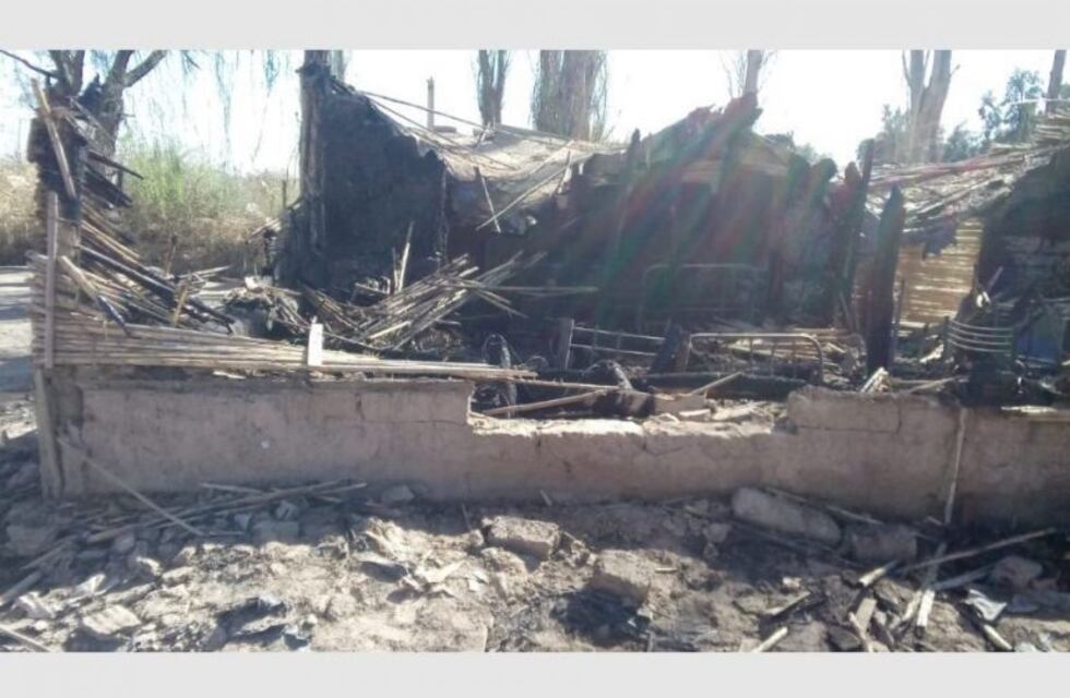 Familia sanjuanina perdió todo en un incendio y pide ayuda