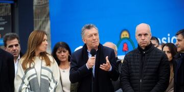 El presidente Mauricio Macri encabezó la inauguración del viaducto San Martín\u002E (Luciano Thieberger)