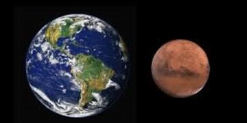 La Tierra y Marte