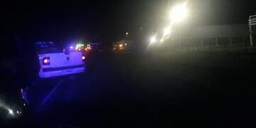 El accidente ocurrió sobre la Ruta Provincial 6 a la afueras de Esperanza\u002E (Policía de Santa Fe)