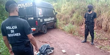 Los hombres huyeron y abandonaron la droga\u002E