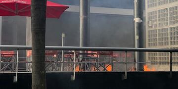 Incendio en el bar Queens de barrio Martin