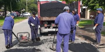 La primera etapa de bacheo tendrá un plazo de un mes y medio\u002E (Prensa Municipio)