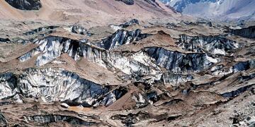 Glaciar "Horcones Inferior".