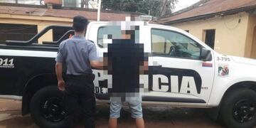 Uno de los ladrones fue detenido luego del robo del televisor\u002E