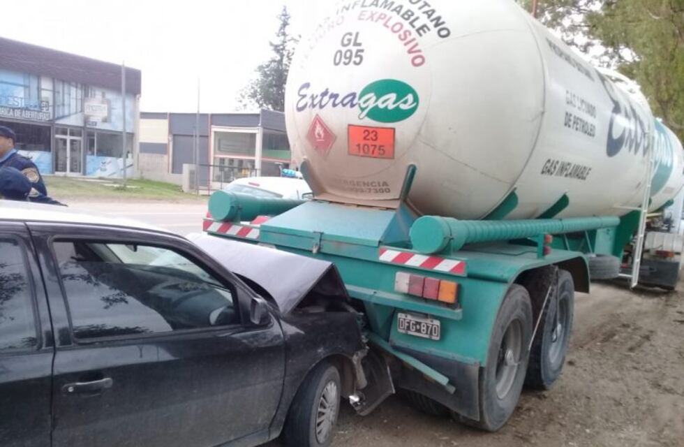 Impactante choque en la ruta C-45