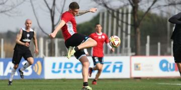 Un delantero con mucho para dar\u002E Vegetti sabe que en Belgrano la urgencia es el ascenso\u002E