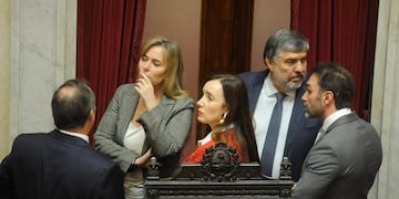 La vicepresidenta Victoria Villarruel no estará presente en la votación de la "ley bases" (Foto: Federico López Claro)
