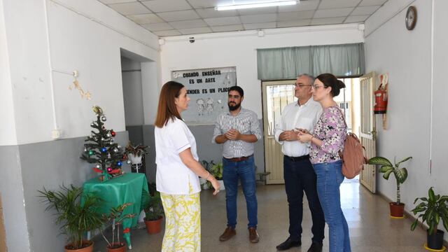 Concluyó la obra del retechado de la escuela Villa Podio
