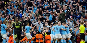 Manchester City eliminó al Real Madrid de la Champions League. Foto: AP