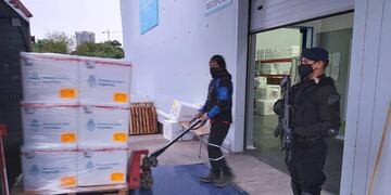 Llegó a Córdoba una nueva partida de vacunas Sinopharm enviada por el Gobierno nacional (@gobdecordoba).