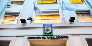 La sede de la AFA en calle Viamonte.