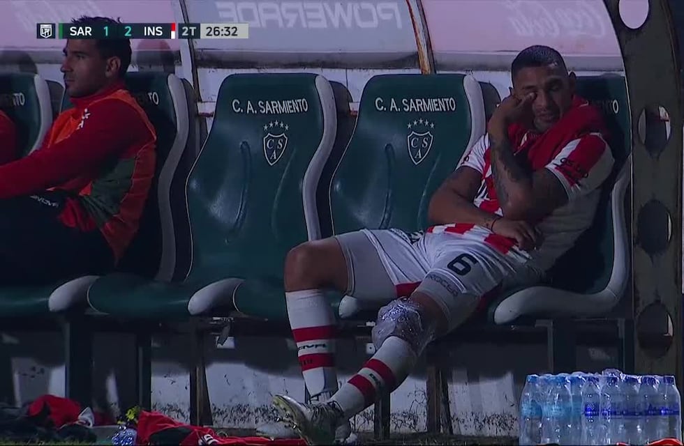 Instituto perdió a su capitán Alarcón contra Sarmiento, en otra lesión que encendió alarmas