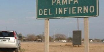 El hecho luctuoso ocurrió en la localidad de Pampa del Infierno.