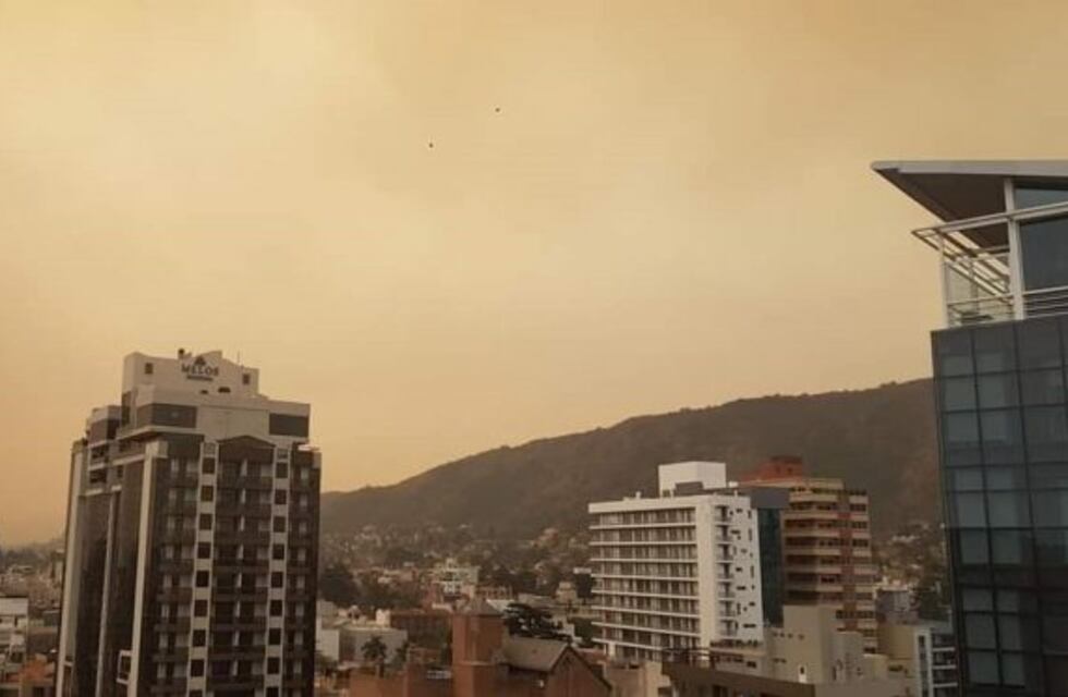 Domingo de incendios: así se vive desde Villa Carlos Paz