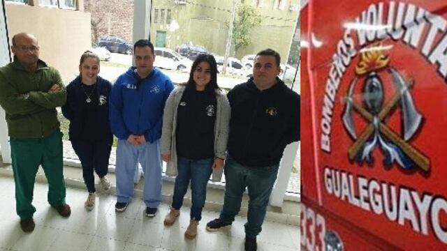 Bomberos Voluntarios\nCrédito: Vía Gchú