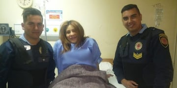 Policías asistieron a una mujer embarazada\u002E