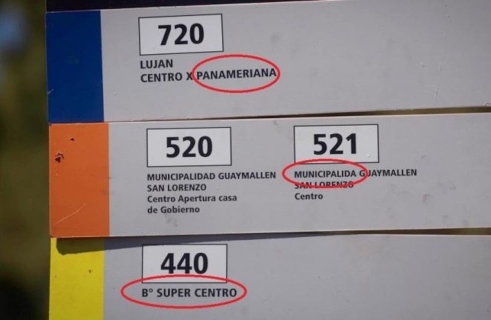 De lo que todos hablan: los errores ortográficos en la cartelería del MendoTran