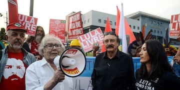 El premio Nobel de la Paz 1980, el argentino Adolfo Pérez Esquivel\u002E Crédito: EFE/ Henry Milleo\u002E