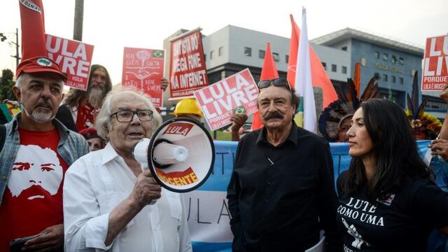 El premio Nobel de la Paz 1980, el argentino Adolfo Pérez Esquivel\u002E Crédito: EFE/ Henry Milleo\u002E