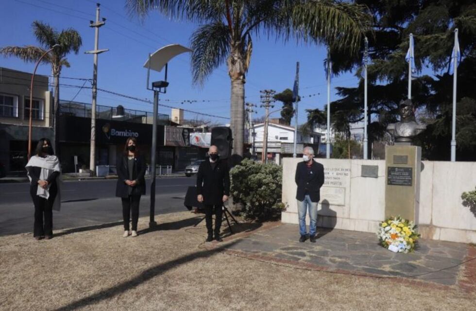 Acto oficial en Carlos Paz en honor y homenaje al General José de San Martín