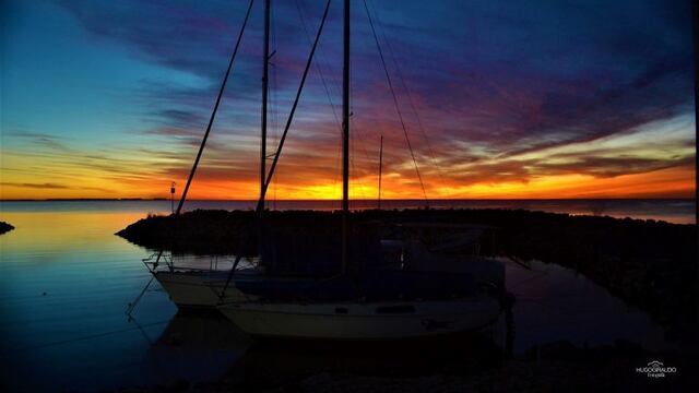 Atardecer en Miramar de Ansenuza - PH Hugo Giraudo